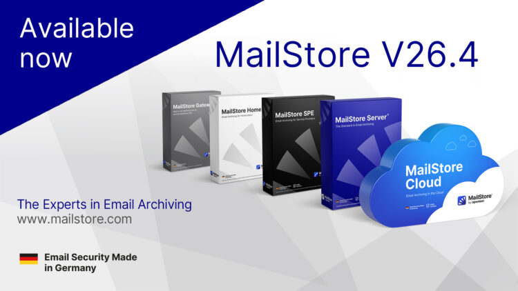 MailStore Sürüm 26.4: Graph API, IMAP Export ve Erişilebilirlikte İyileştirmeler