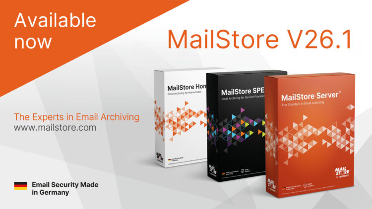 MailStore Sürüm 26.1 Microsoft Graph ile Yeni Arşivleme Profilleri ve Geliştirilmiş Uyumluluk Özellikleri