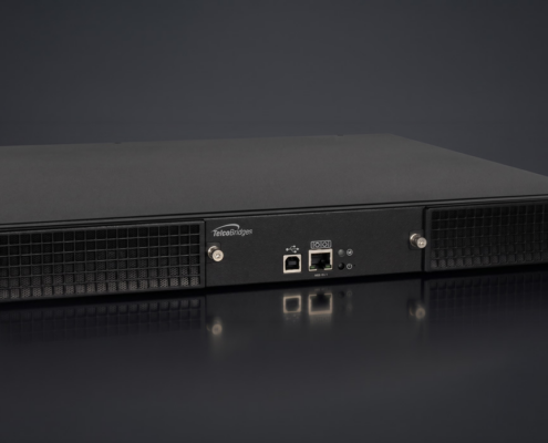 Diagram of Tmedia 1+1 Patch Panel and Two Tmedia Units